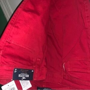 Hollister Women's High Rise Jeans in Bold Red